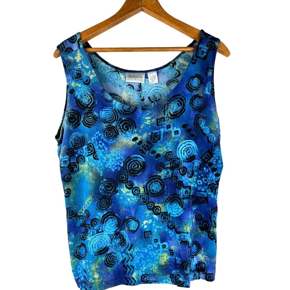 CHICO'S Travelers Tank Top, Women's Size 2, Large, US 12 - Picture 6 of 8